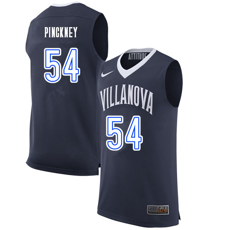 Men #54 Ed Pinckney Villanova Wildcats College Basketball Jerseys-Navy - Click Image to Close